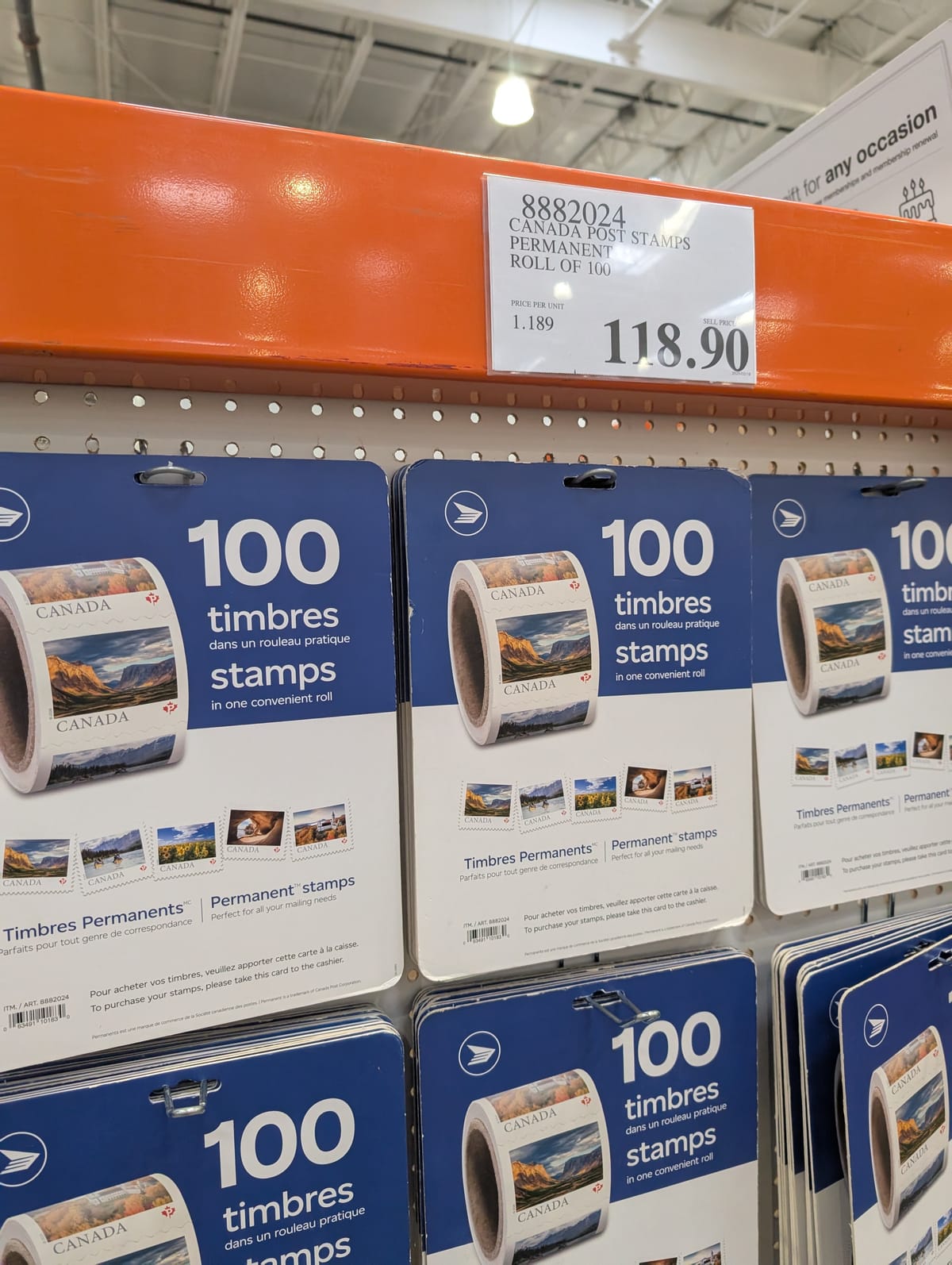 Gift cards at Costco