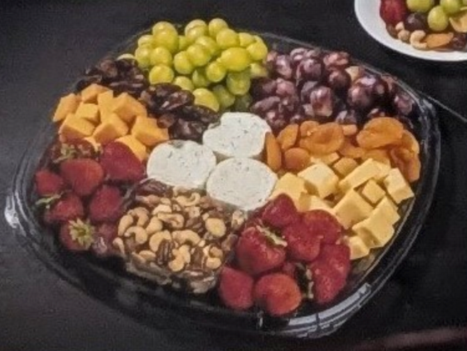 How to order a platter from Costco - fruit and cheese, shrimp or croissant