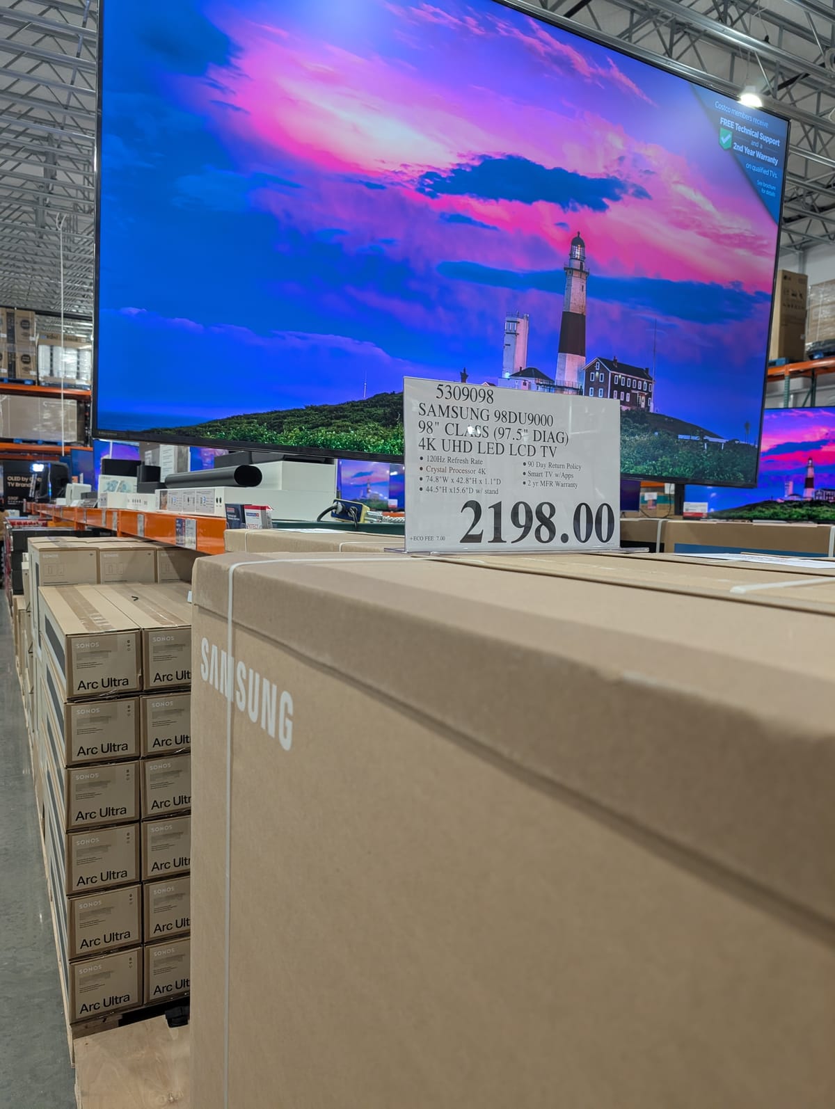Tvs at Costco