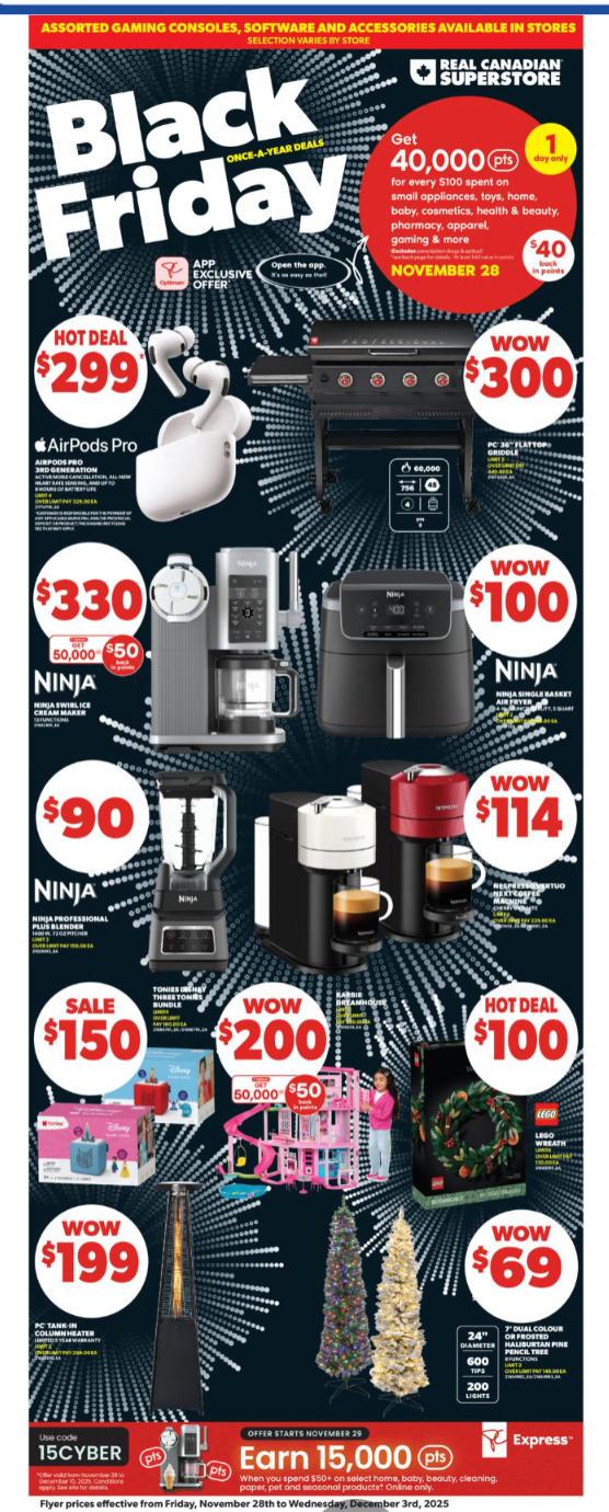 Superstore Black Friday flyer