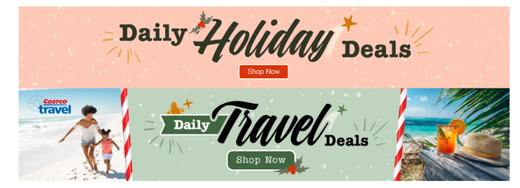 Day 1 - Costco Daily Holiday Deals
