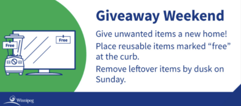 Giveaway weekend Winnipeg