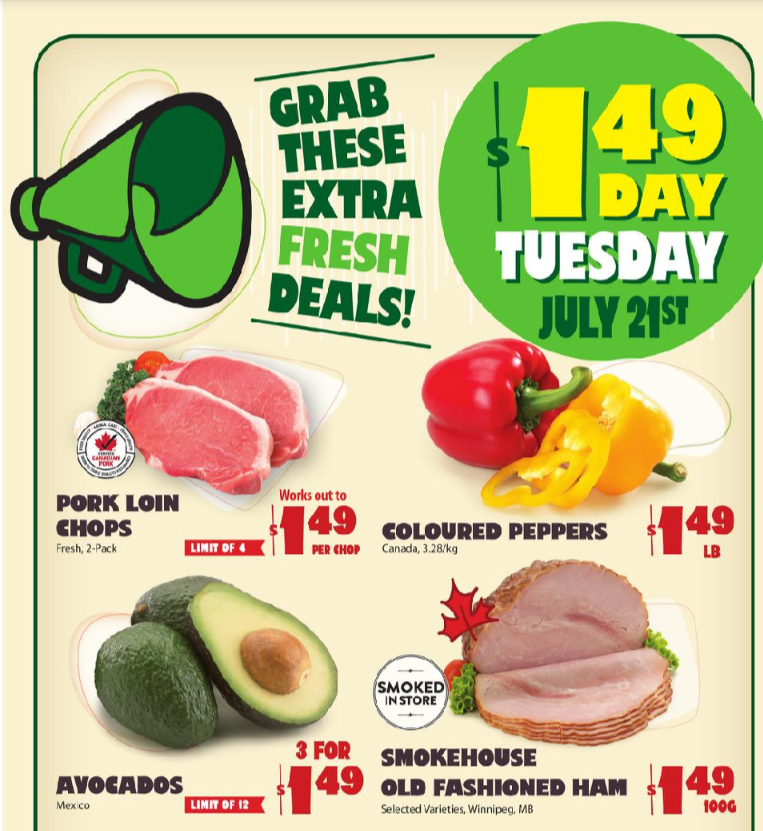 $1.49 Day at Save On Foods