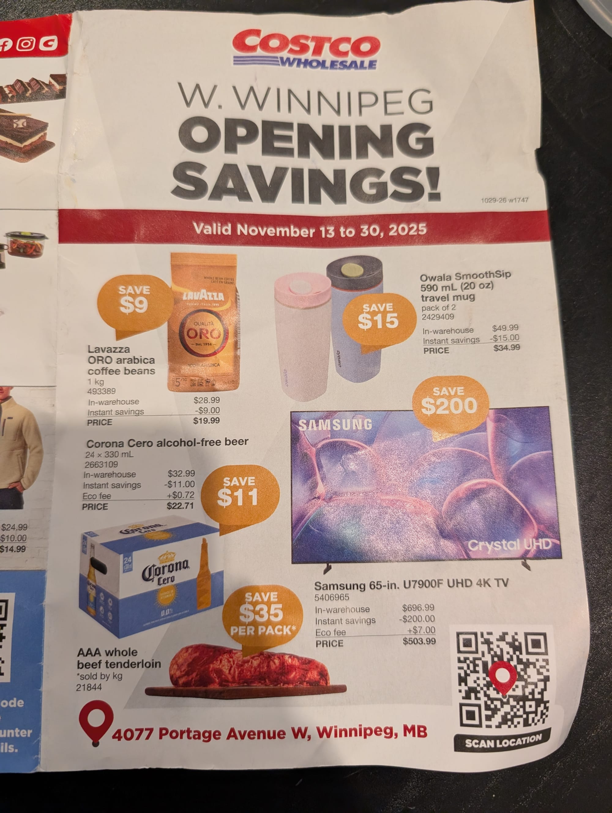 Costco sneak peek at upcoming sales at the new location in Winnipeg