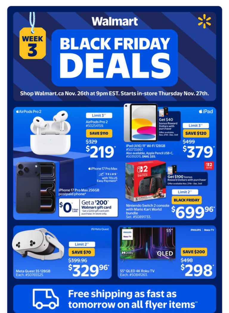 Walmart Black Friday flyer