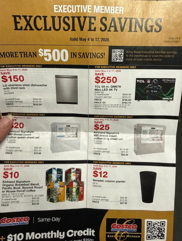 Costco Executive coupons