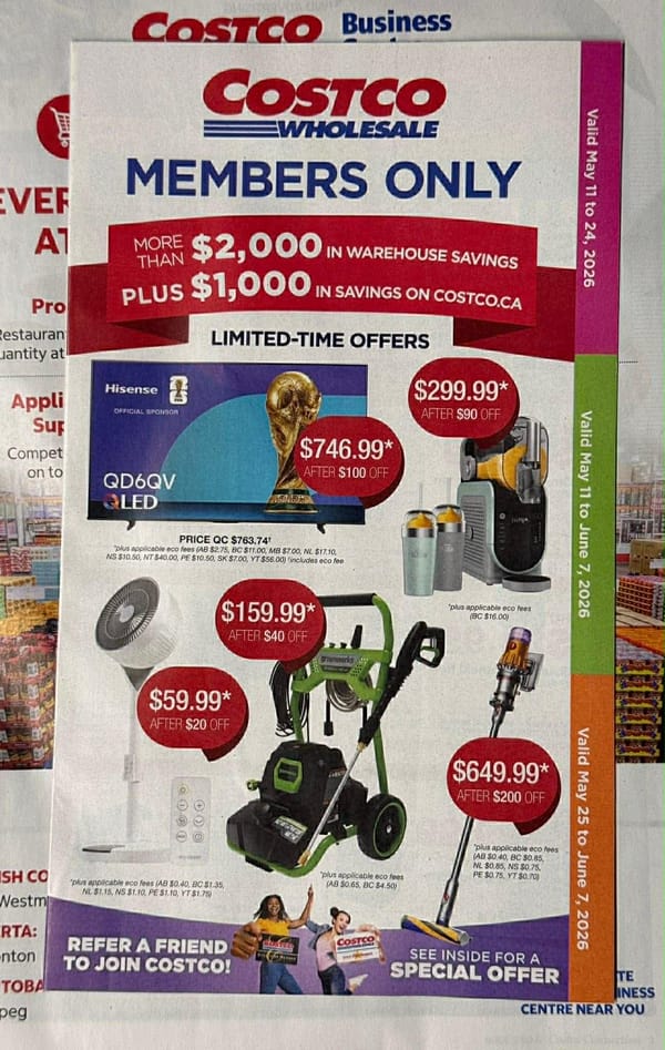 Sneak peek at upcoming sales at Costco