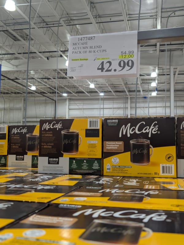 Part 1 - Costco unadvertised deals of the week starting October 13th