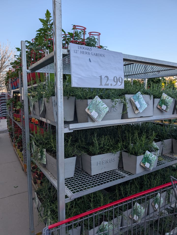 Costco Garden centre