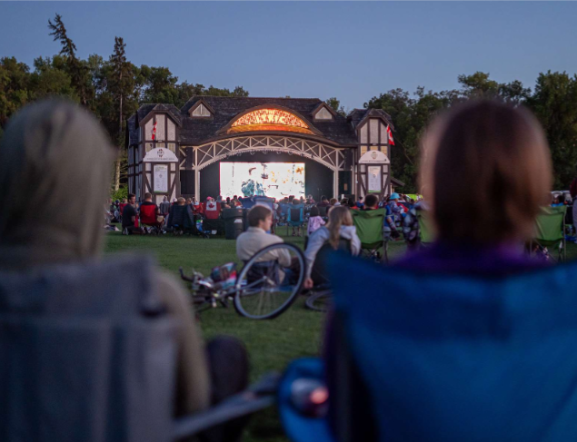 Movies in the park at the Lyric theater 2025
