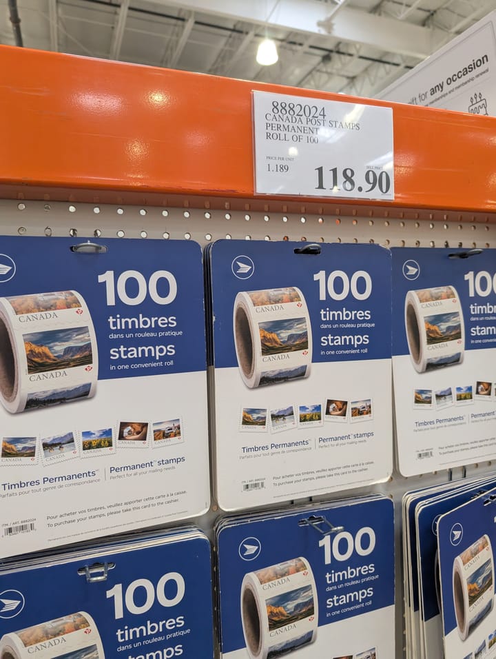 Gift cards at Costco