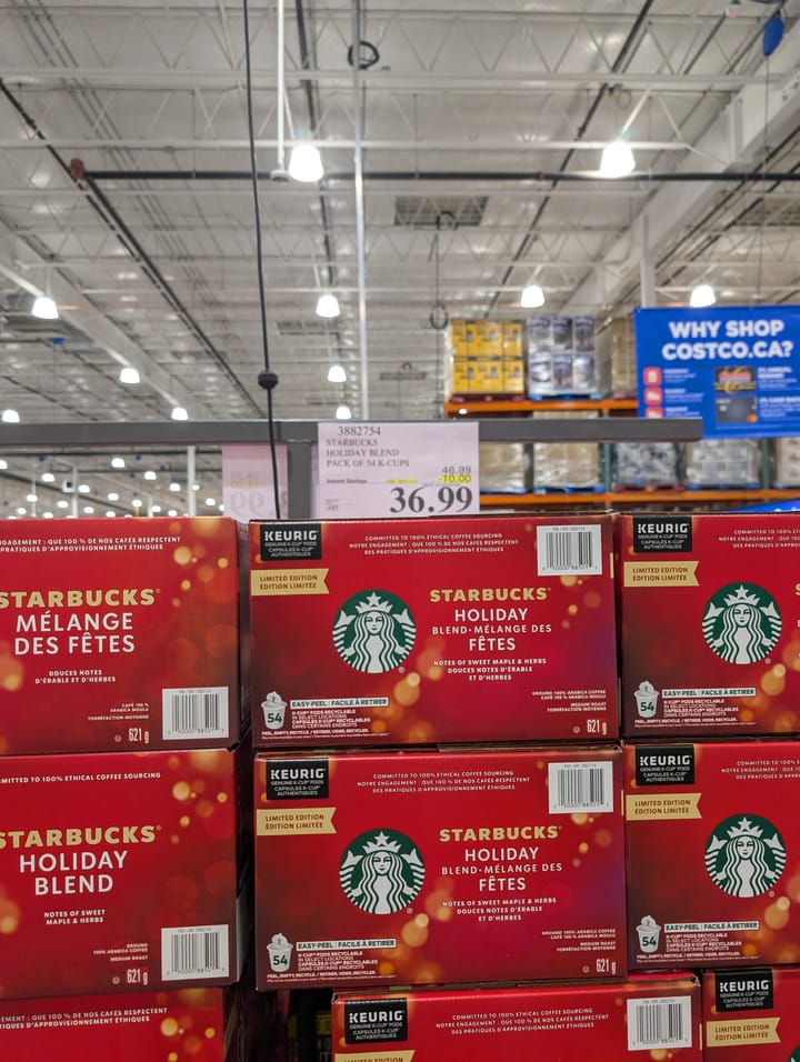 Part 1 - Costco unadvertised deals of the week starting October 27th