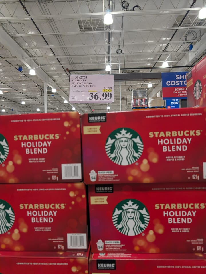 Part 1 - Costco unadvertised deals of the week starting November 3rd