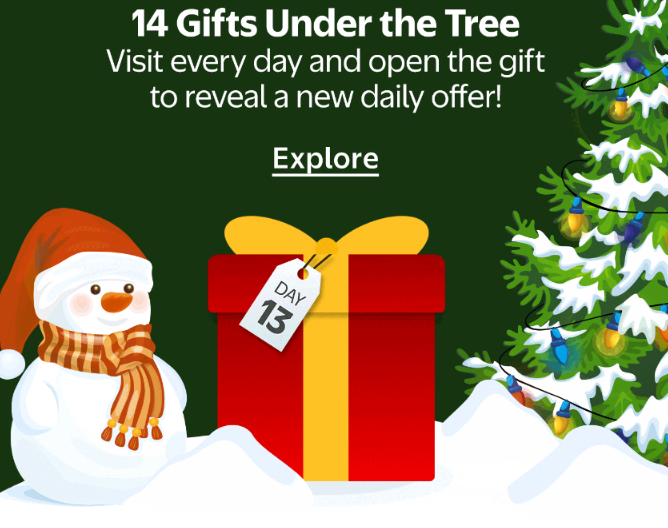 Day 13 - Walmart photo centre Daily Holiday Deals