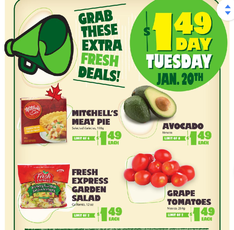 $1.49 Day at Save on Foods
