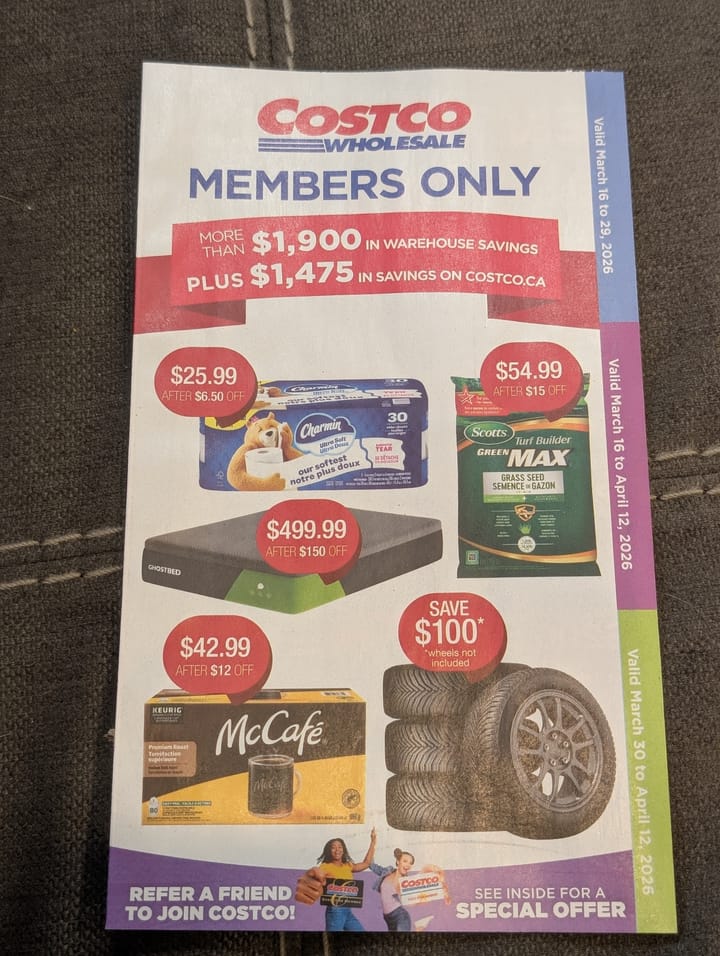 Sneak peek at upcoming sales at Costco