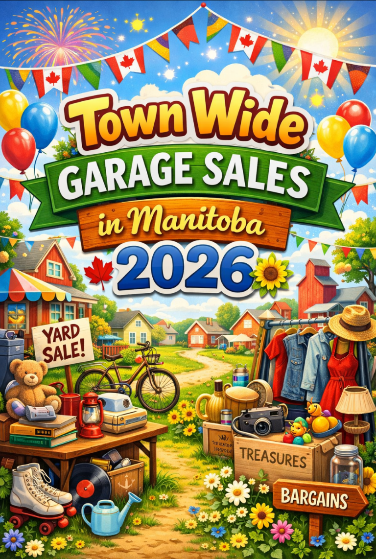 Town wide Garage Sales in Manitoba 2026