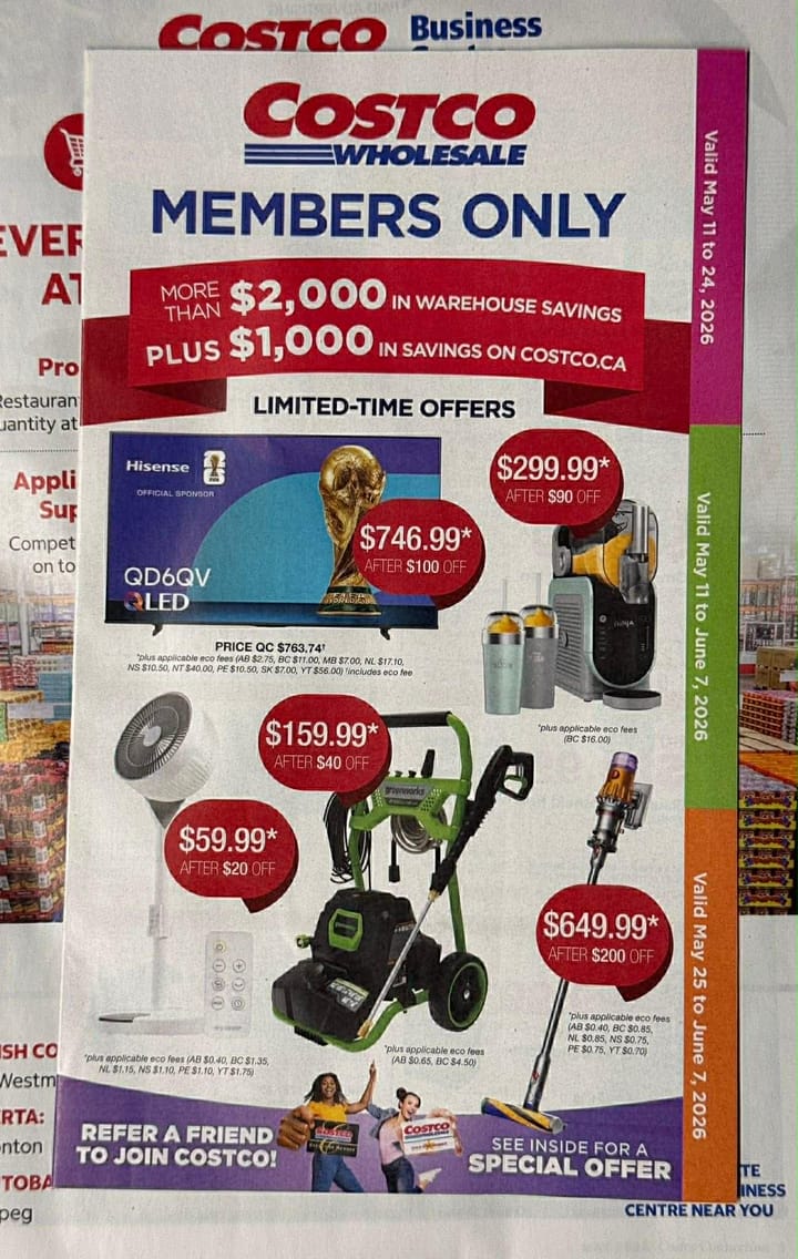 Sneak peek at upcoming sales at Costco