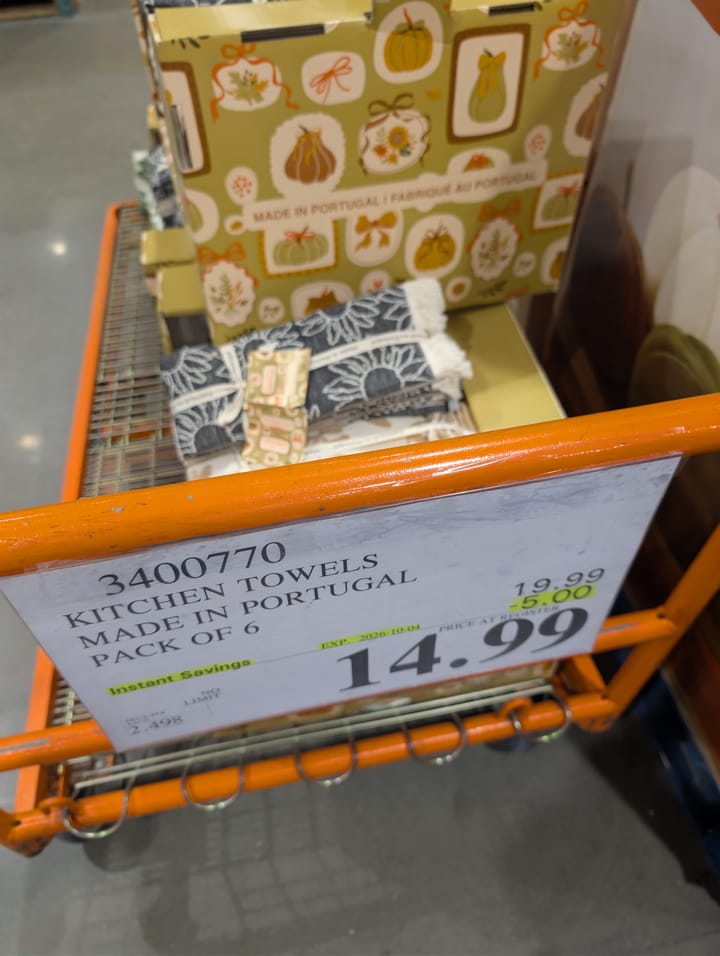 Part 2 - Costco unadvertised deals of the week starting September 28th