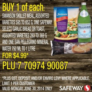 Safeway Twitter Deal June 30 2014
