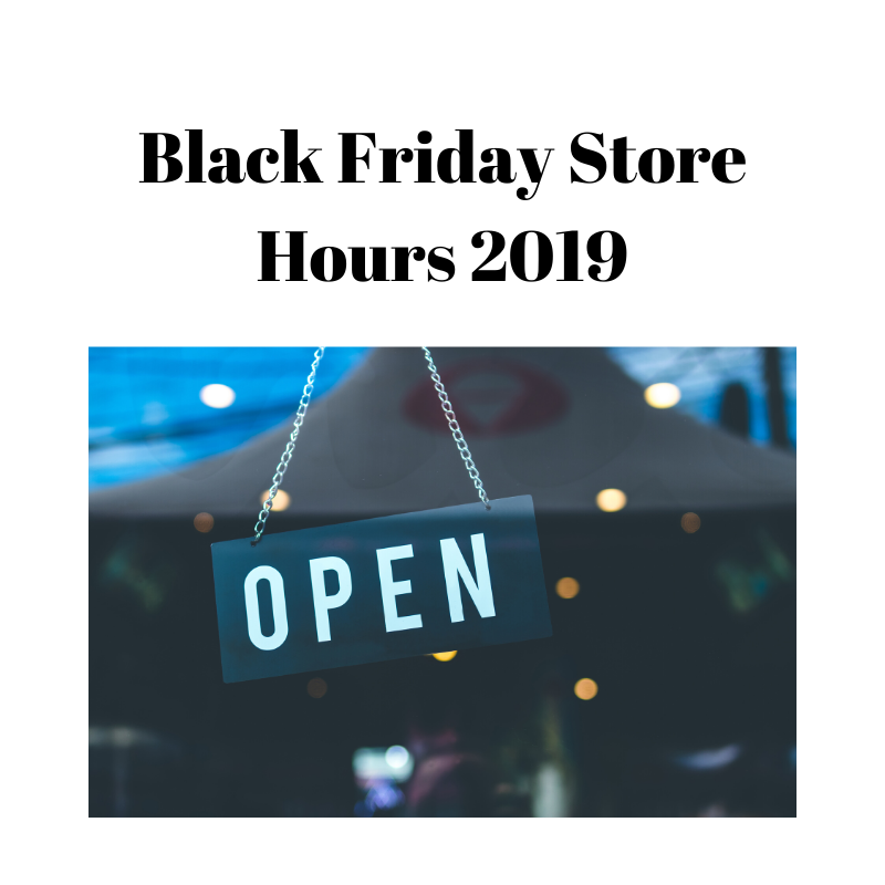 Black Friday Store Hours 2019 - Save Money in Winnipeg