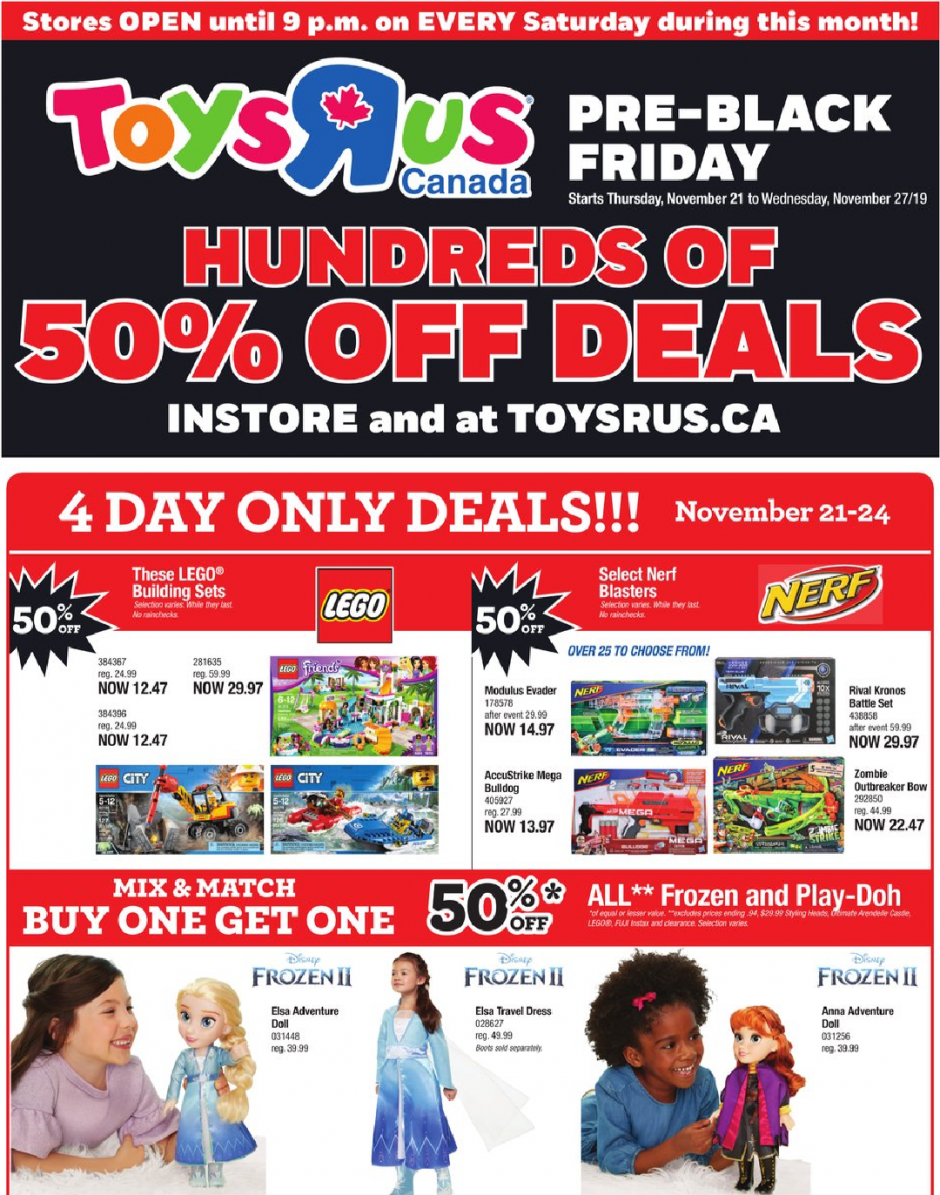 Toys R Us Pre Black Friday deals - Save Money in Winnipeg - What Is Toys R Us Black Friday Sale