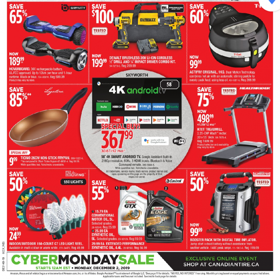 Canadian Tire red Thursday and Black Friday flyer! - Save Money in Winnipeg