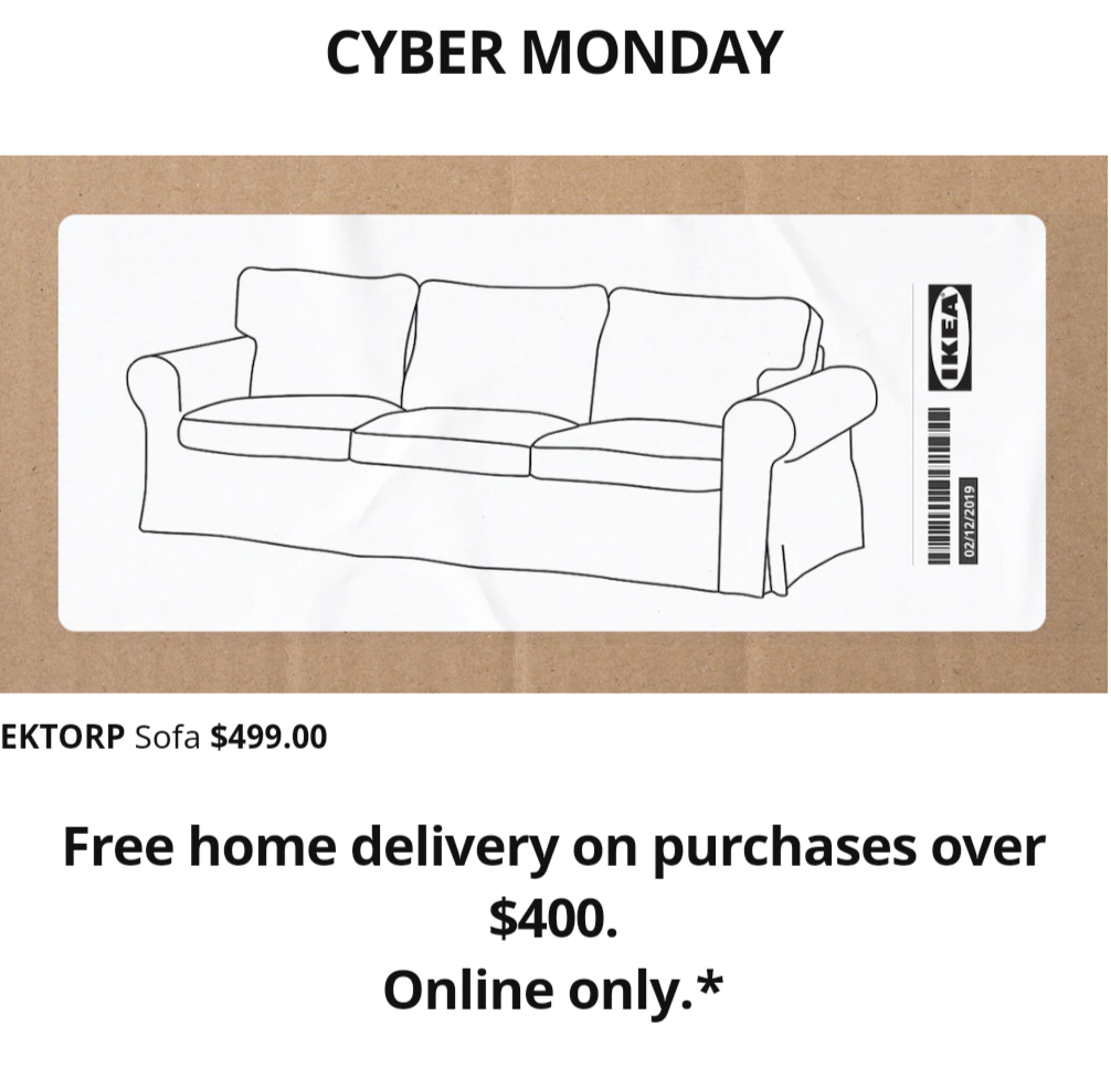 Ikea free shipping on Cyber Monday Save Money in Winnipeg