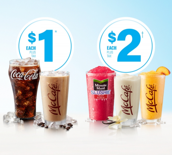 McDonald's dollar drink days is back!!! Save Money in Winnipeg