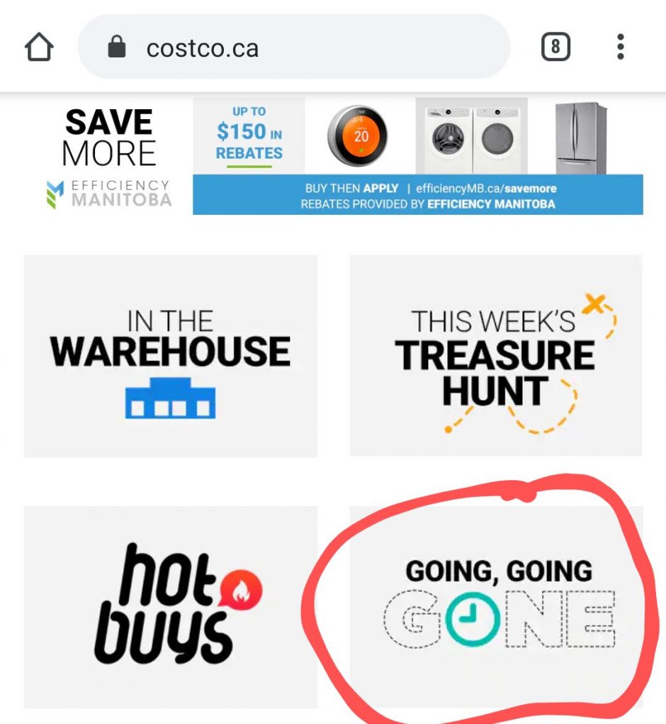 Costco online markdown deals Save Money in Winnipeg
