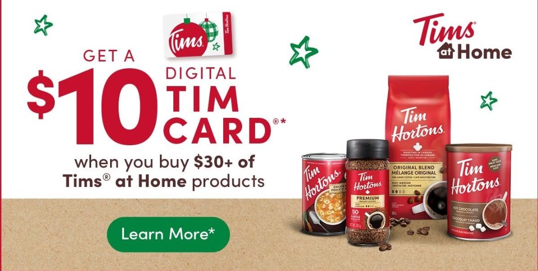 Tim Hortons gift card promotion - Save Money in Winnipeg