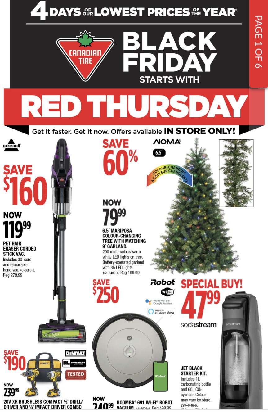 Canadian Tire flyer November 22 to 28