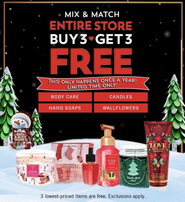 Bath & body works Black Friday deal Save Money in Winnipeg