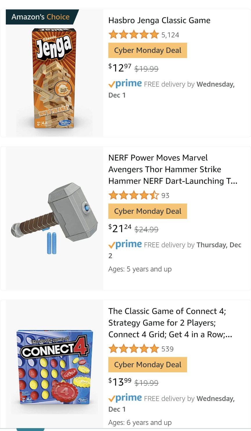 Amazon Cyber Monday deals