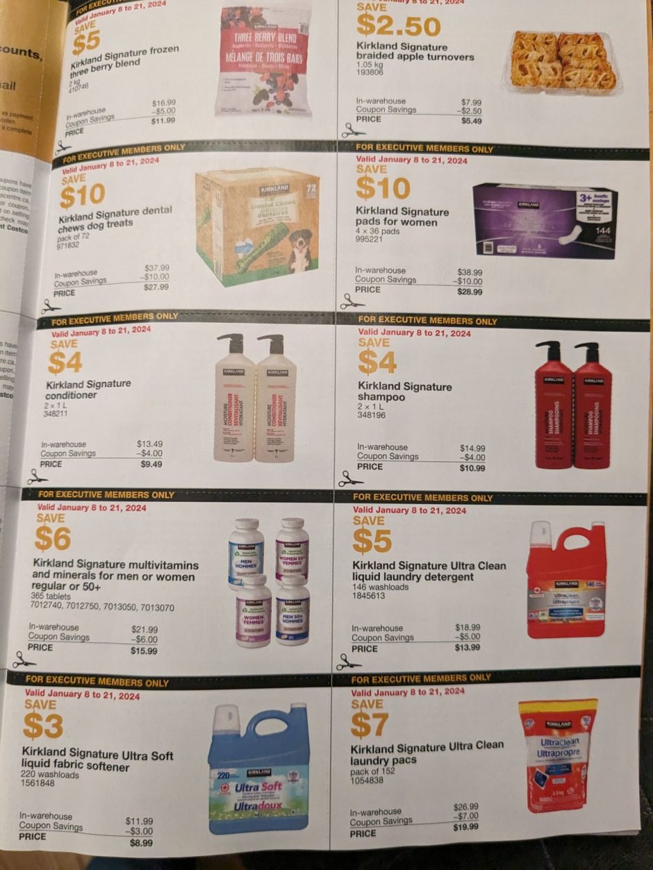 Costco executive coupons January 2024 Save Money in Winnipeg